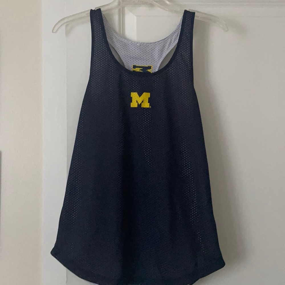 University of Michigan reversible tank top